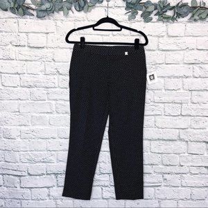 ANNE KLEIN NWT Polka Dot Cropped Pants Size 2